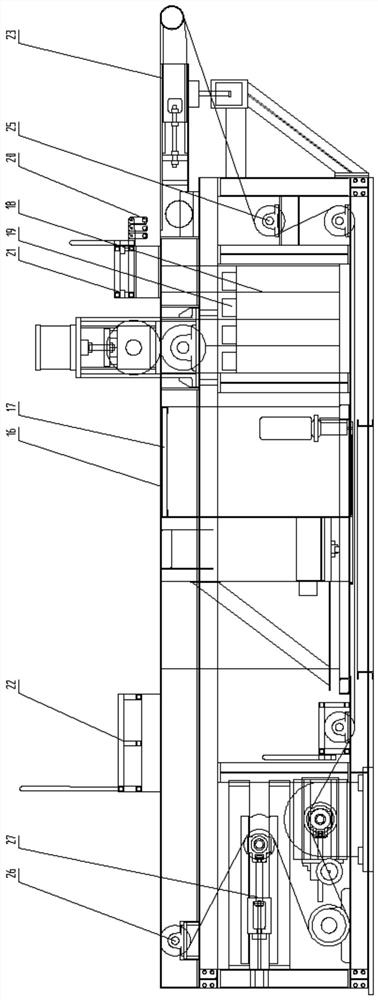 Web former with rotatable main air duct