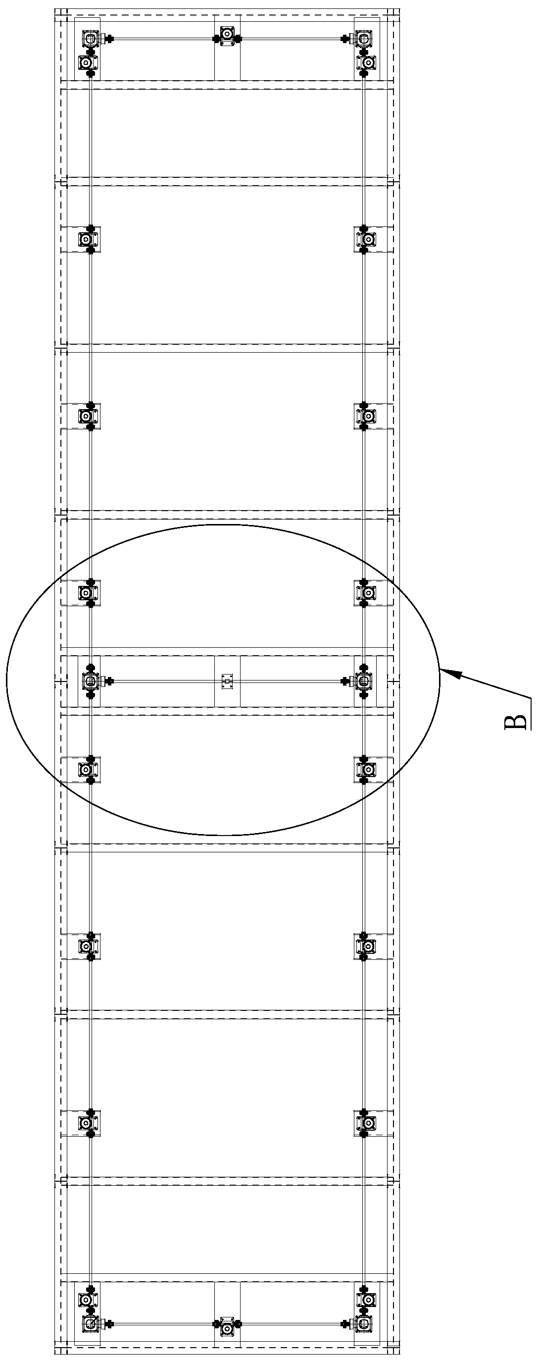 Moving-out type self-lifting multi-layer negative-pressure plate making device