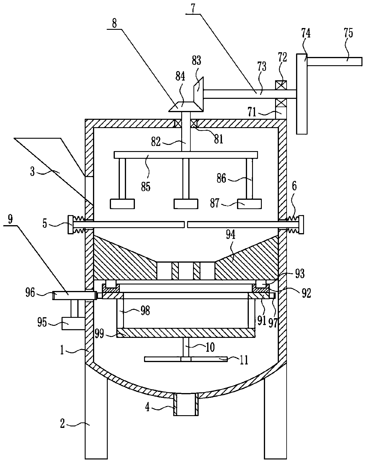 A probability demonstration device for mathematics teaching