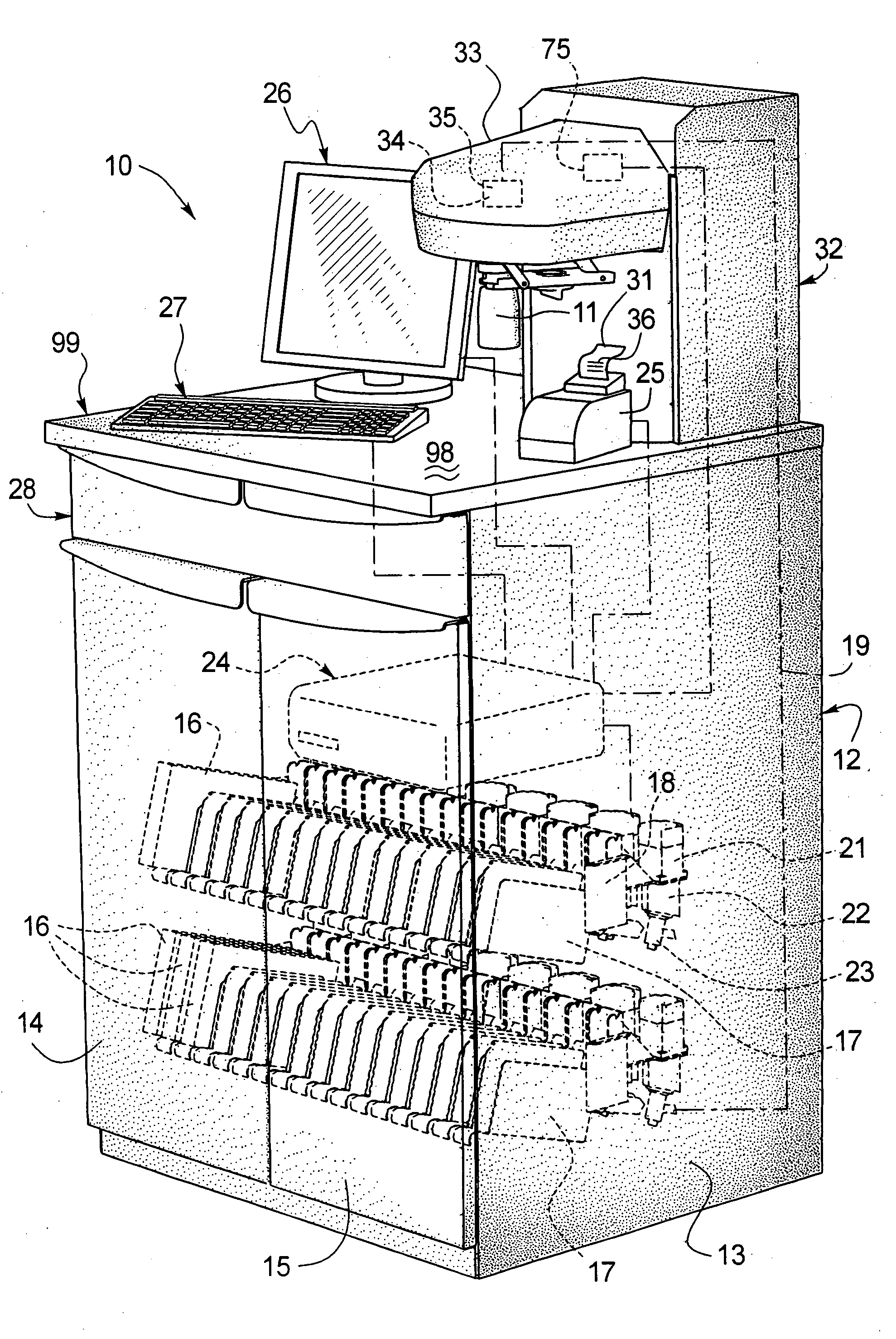 Apparatus for dispensing paint and stain samples and methods of dispensing paint and stain samples