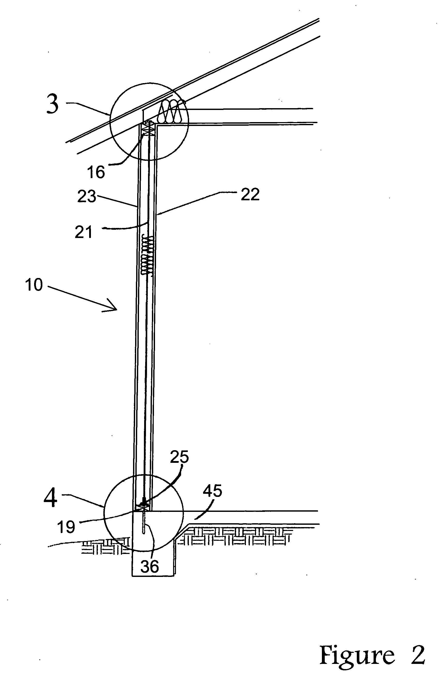 Threaded rod wind and seismic resistance system