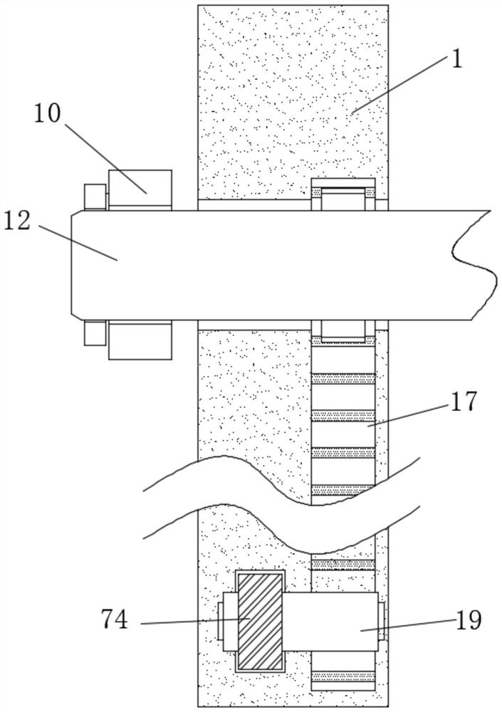 Automatic marking sealing device with high space utilization rate