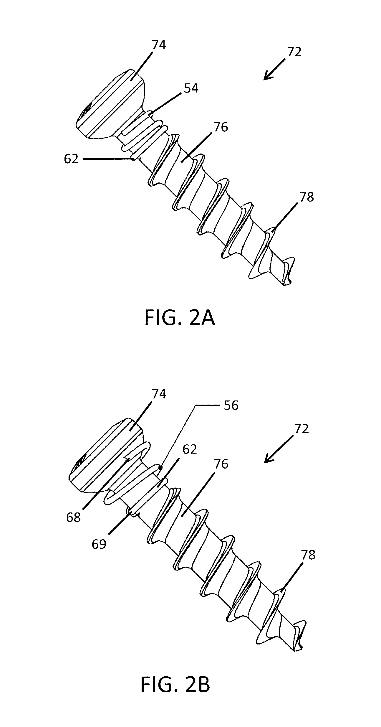 Self-deploying locking screw retention device