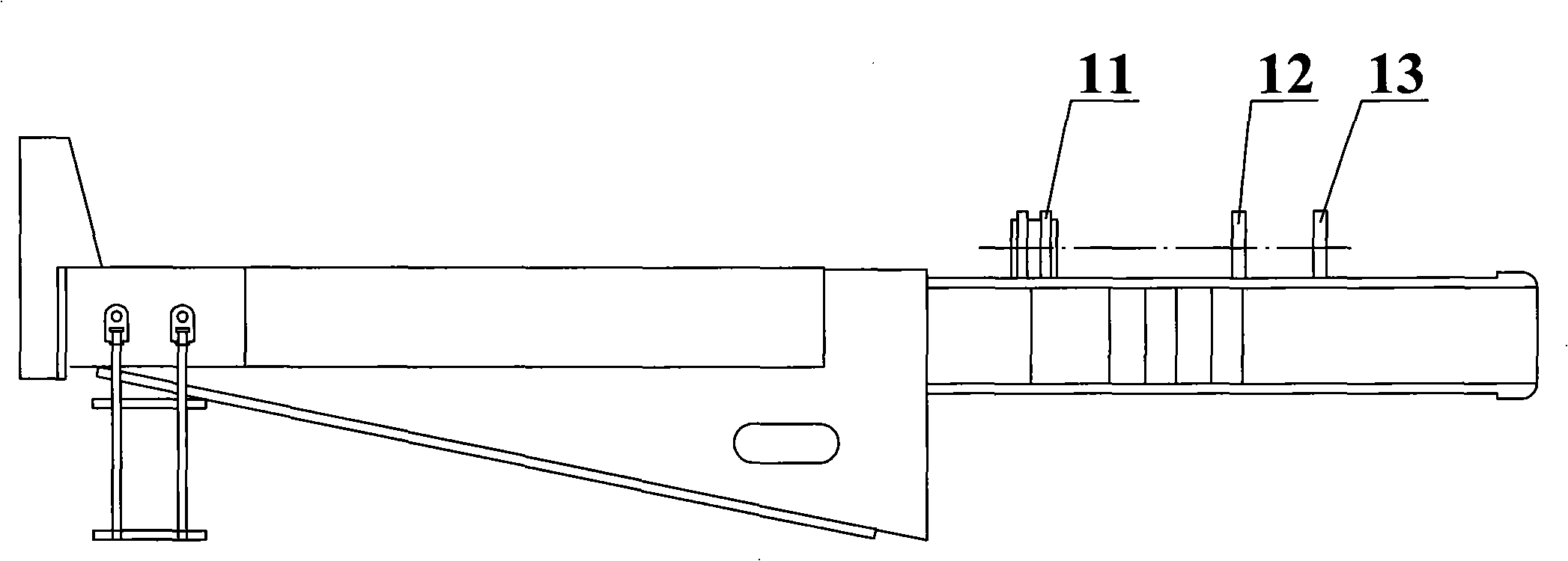 Articulated tank truck frame