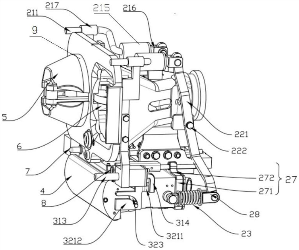 Electric car coupler pushing device, car couplers and working method of electric car coupler pushing device