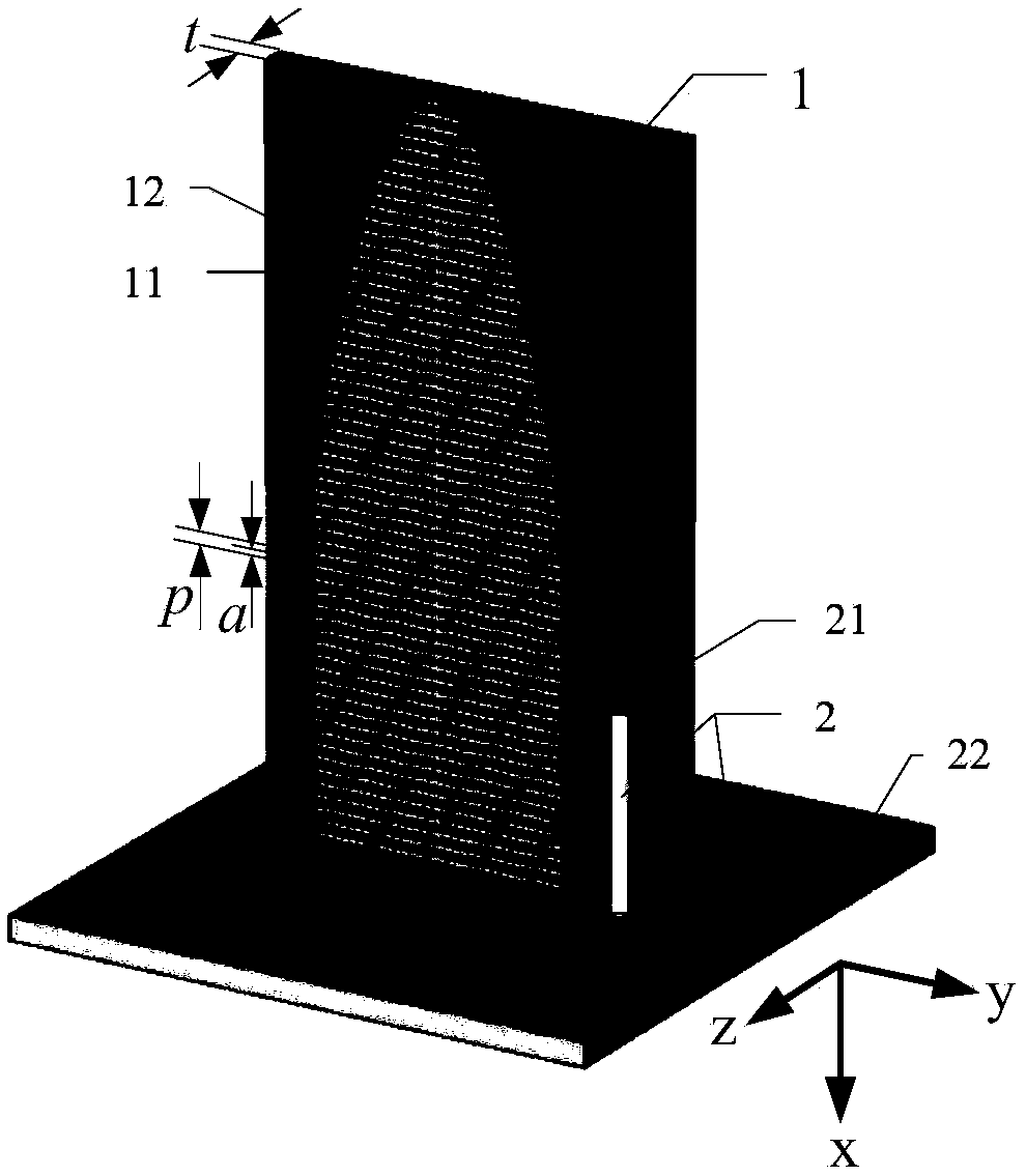 A low-RCS antenna