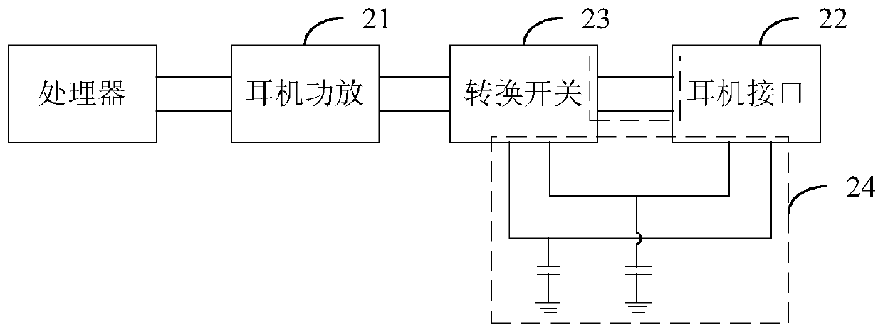 Method and device for reducing insertion noise of earphone, terminal and storage medium