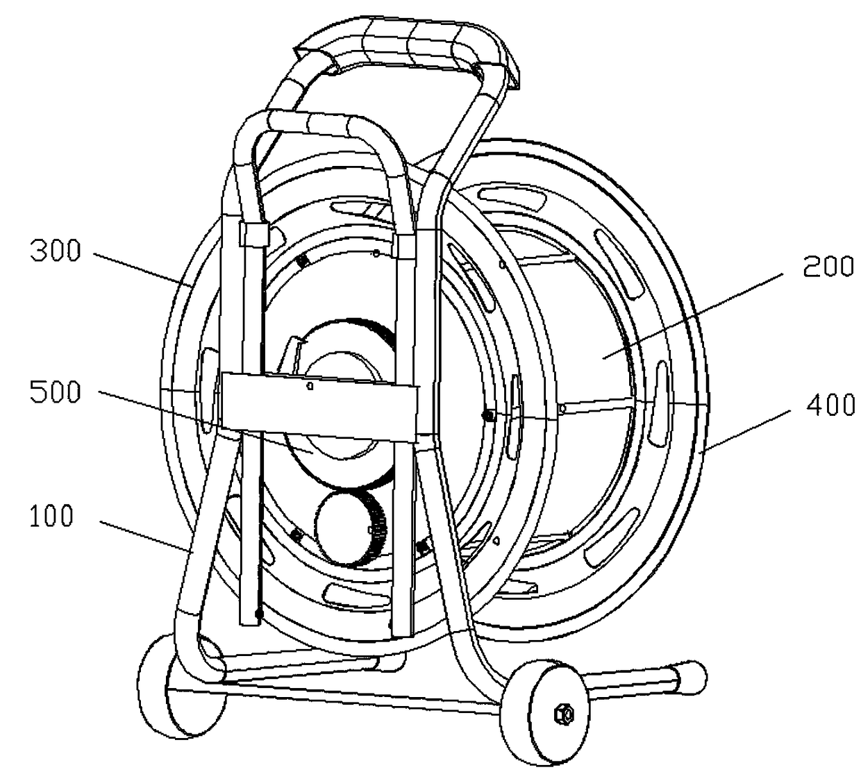 Automatic electric wire winding plate