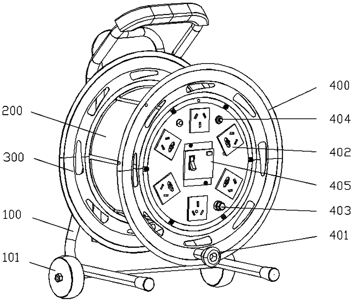 Automatic electric wire winding plate