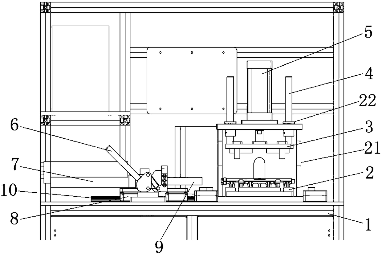 A device for assembling high-pressure oil rail sealing joints