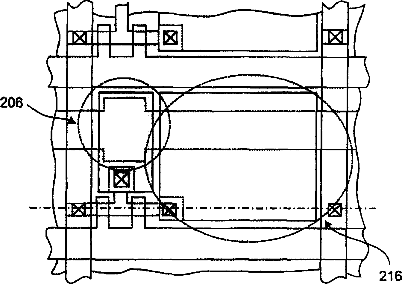 Low-leakage current thin film transistor circuit