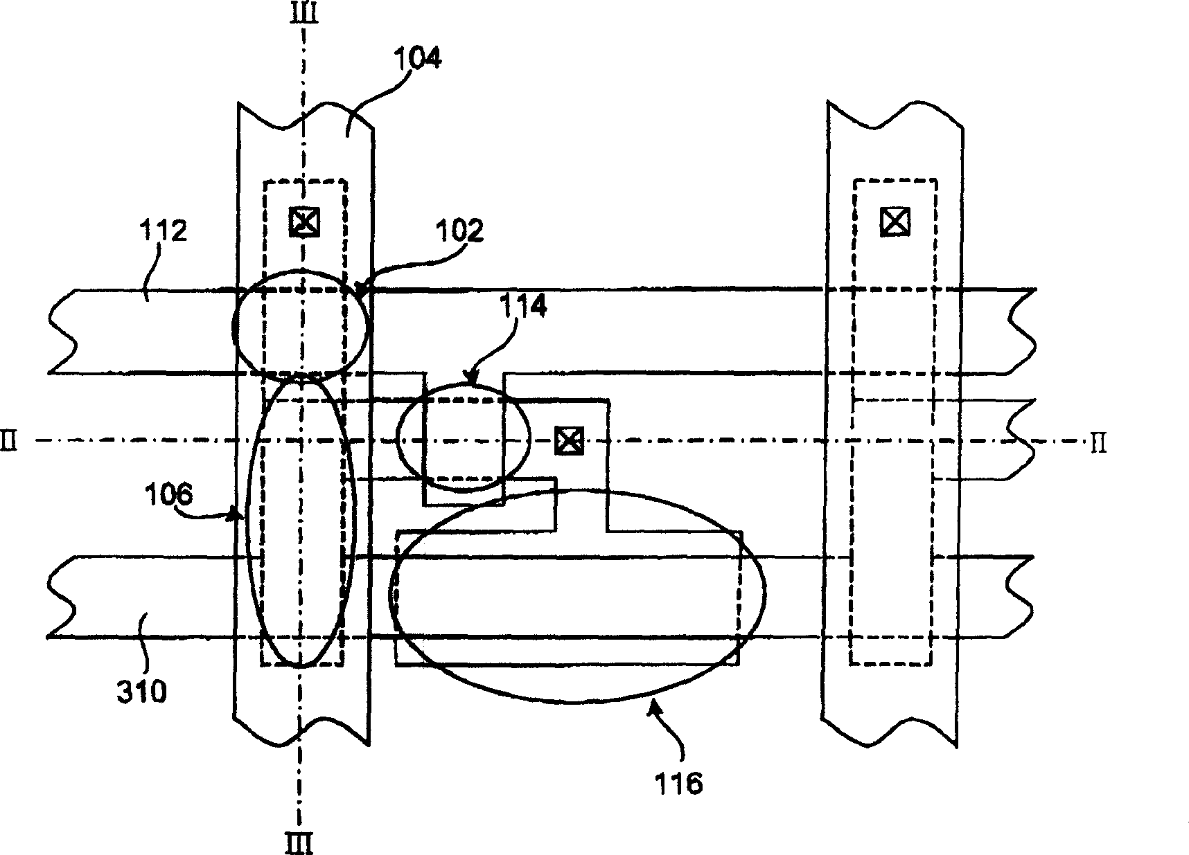 Low-leakage current thin film transistor circuit