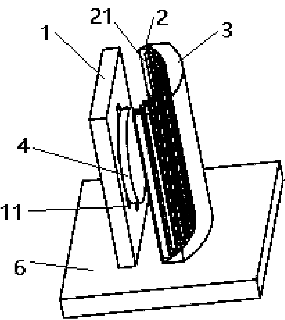 Oil and gas separation structure and engine