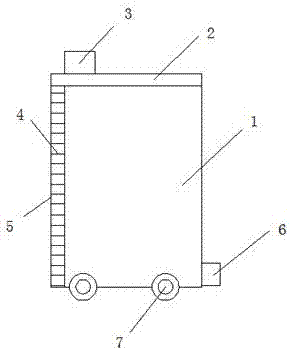 Oil barrel used for storing edible oil