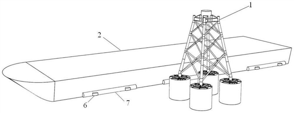 Offshore wind power multi-cylinder jacket foundation construction method