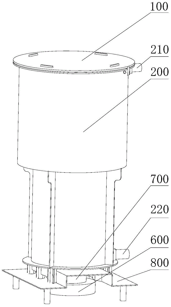 A reciprocating squeezing type and rotation type washing machine