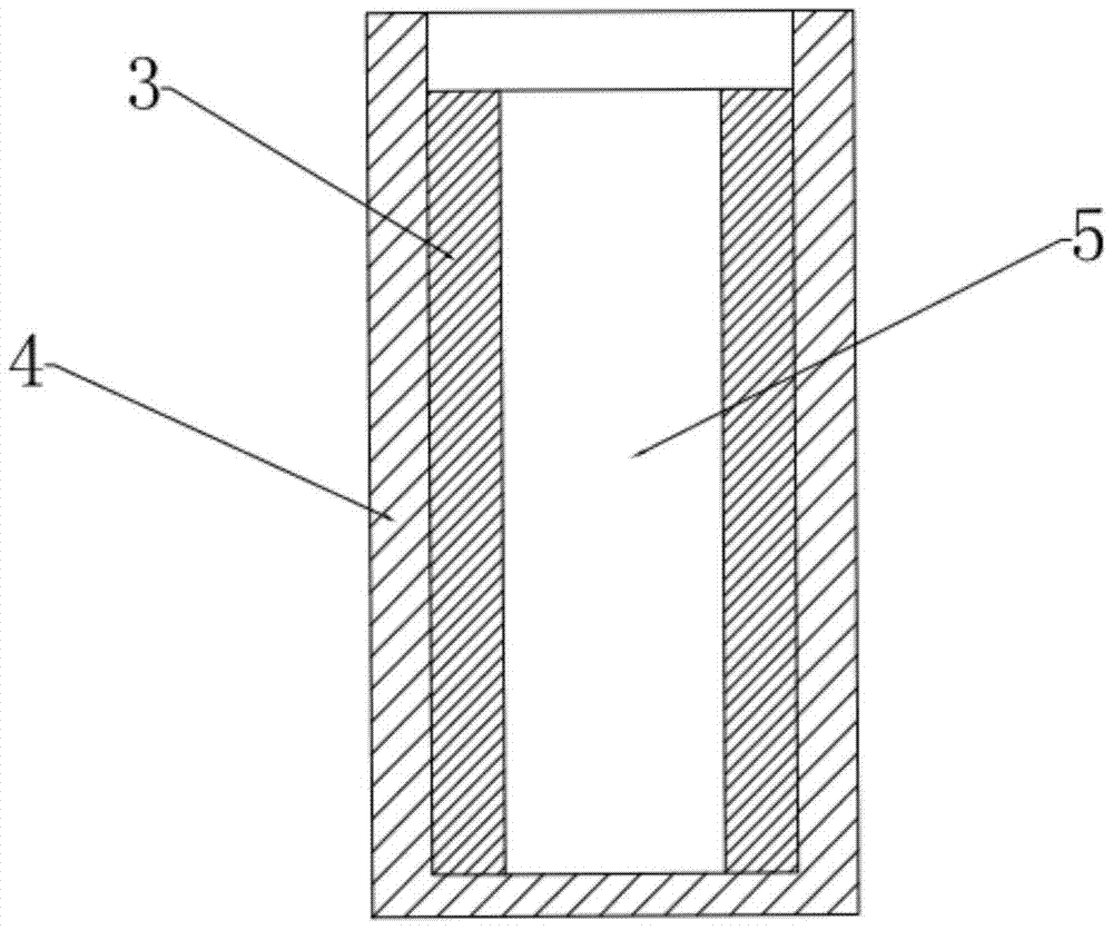 Composite cooling device with fins and foam heat conduction structure