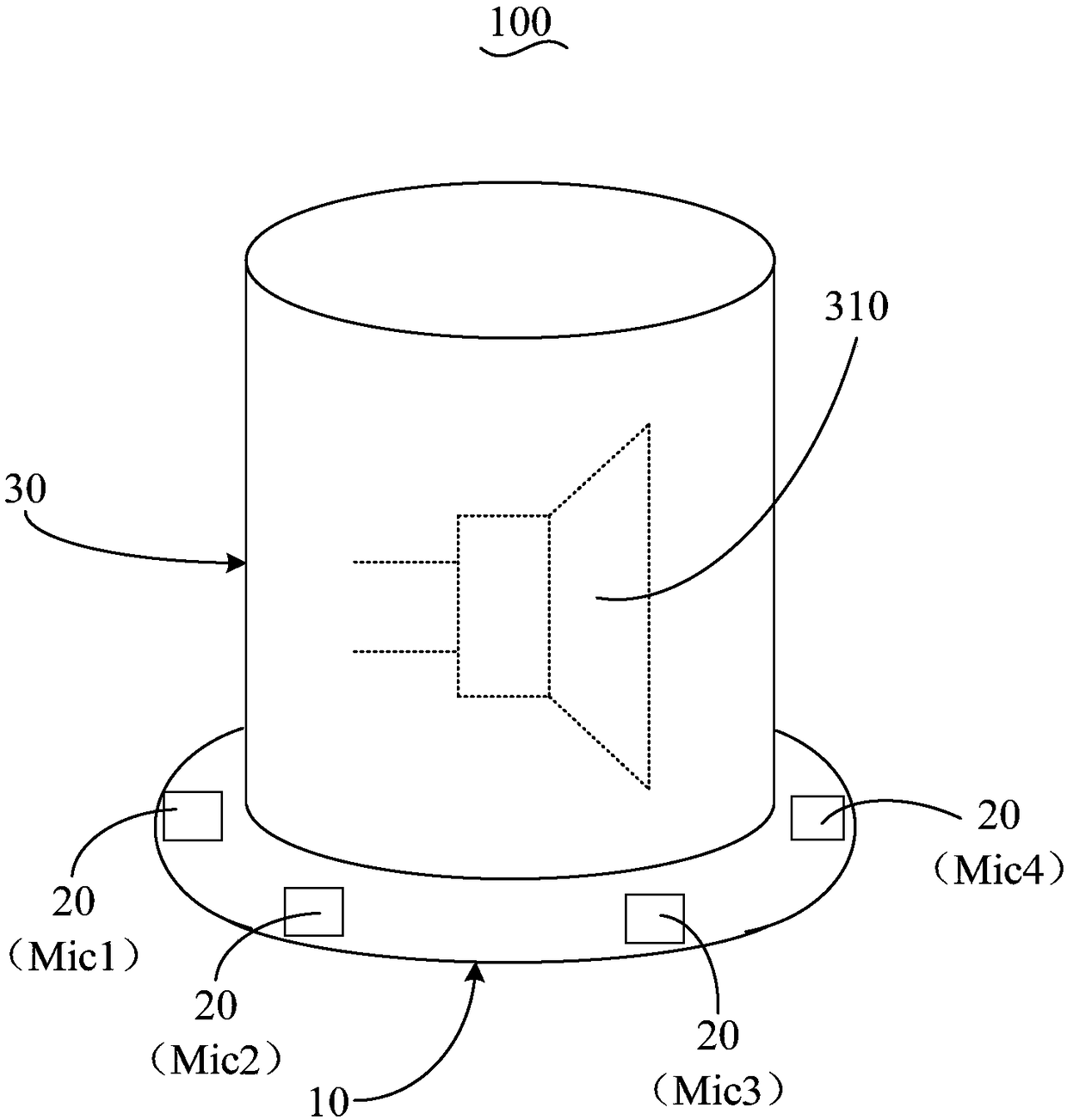 Sound pickup adjustment method, control terminal and computer-readable storage medium