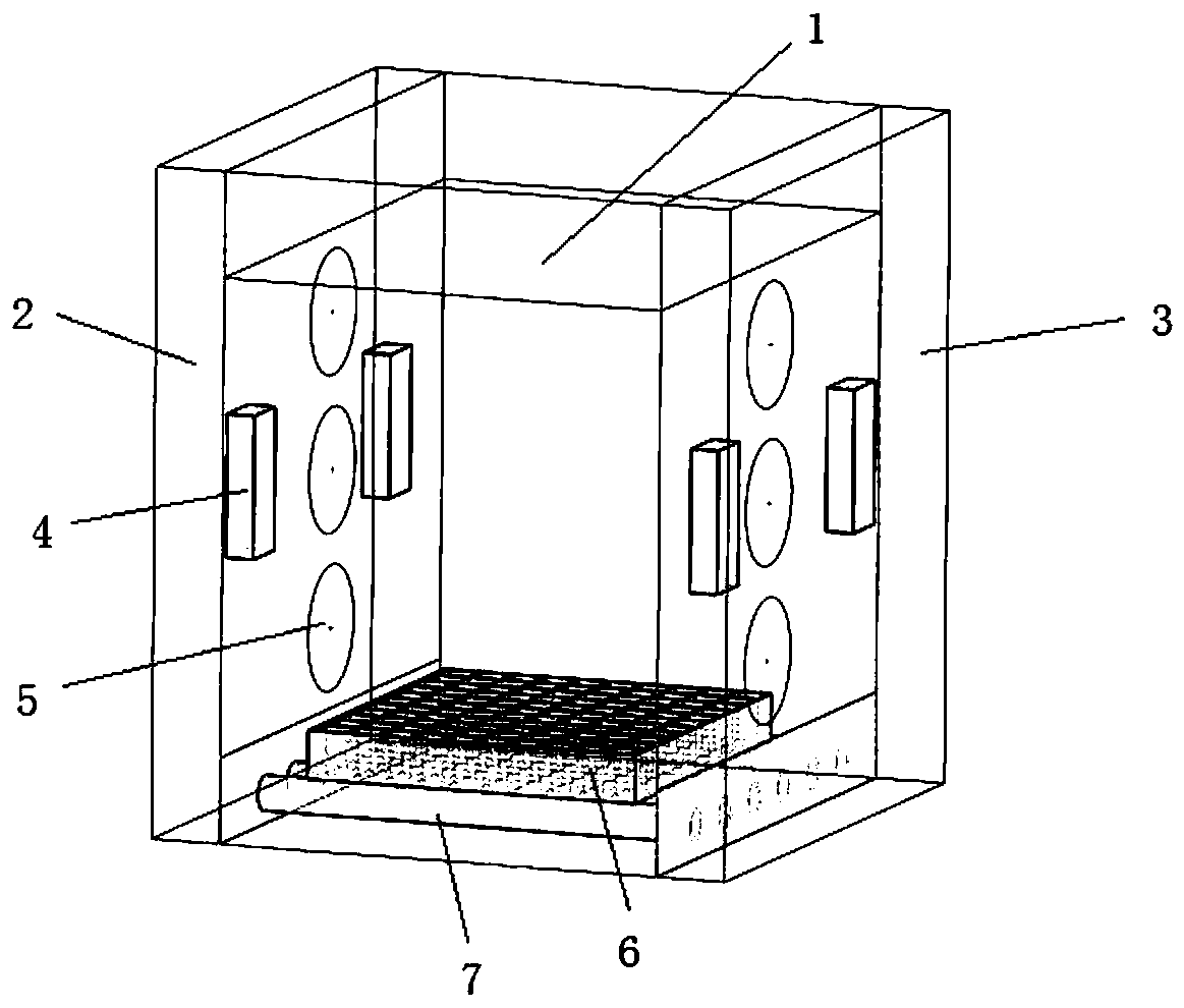 Air-heated internal circulation oven for insulator curing