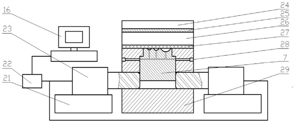 Laser shock pretreatment assisted laser dynamic flexible microforming method and device