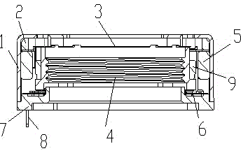 Double-reed lens driving device