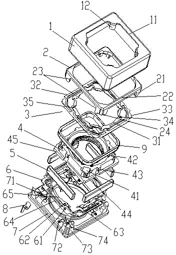 Double-reed lens driving device