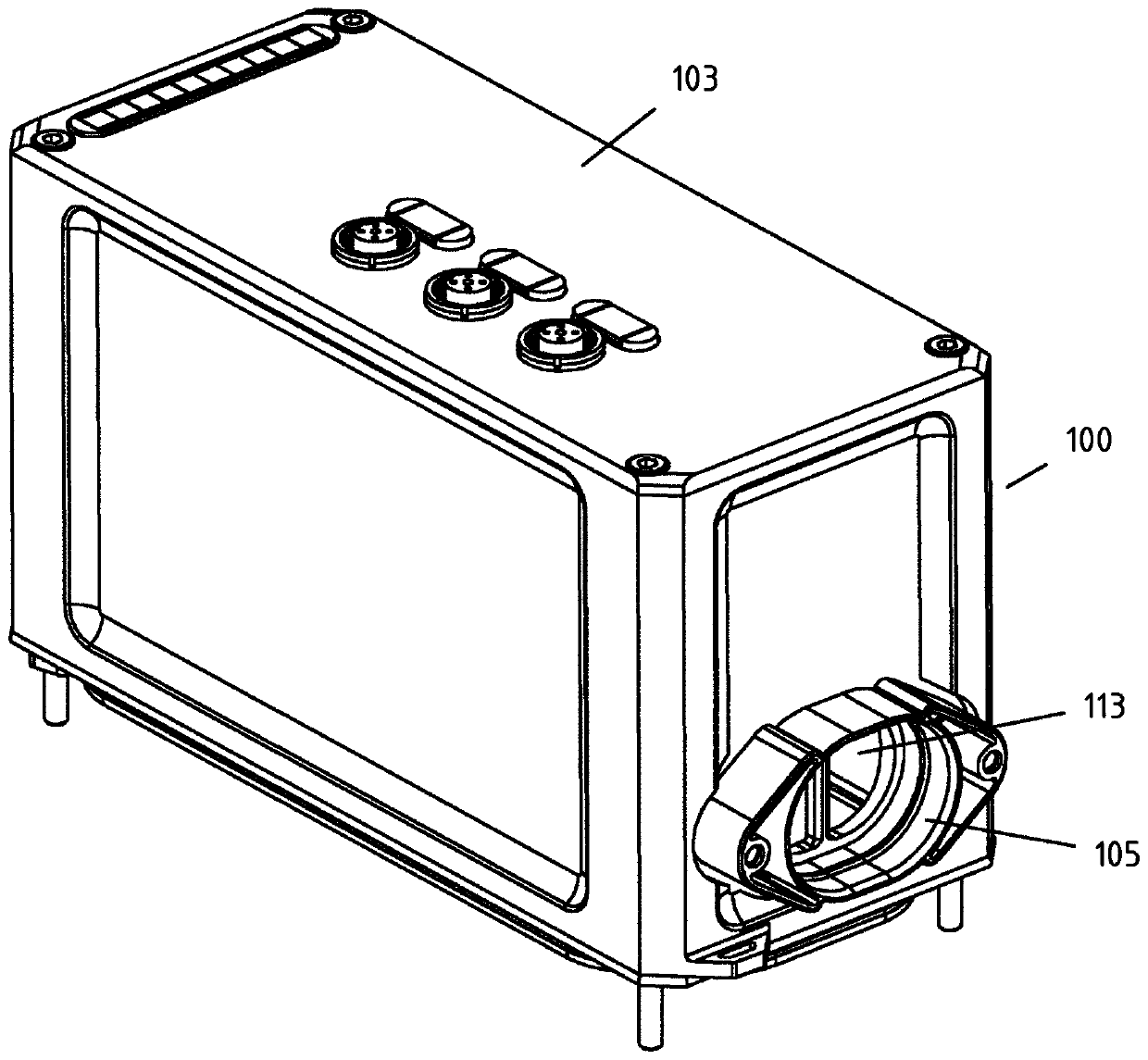 Housing part for housing of electric components