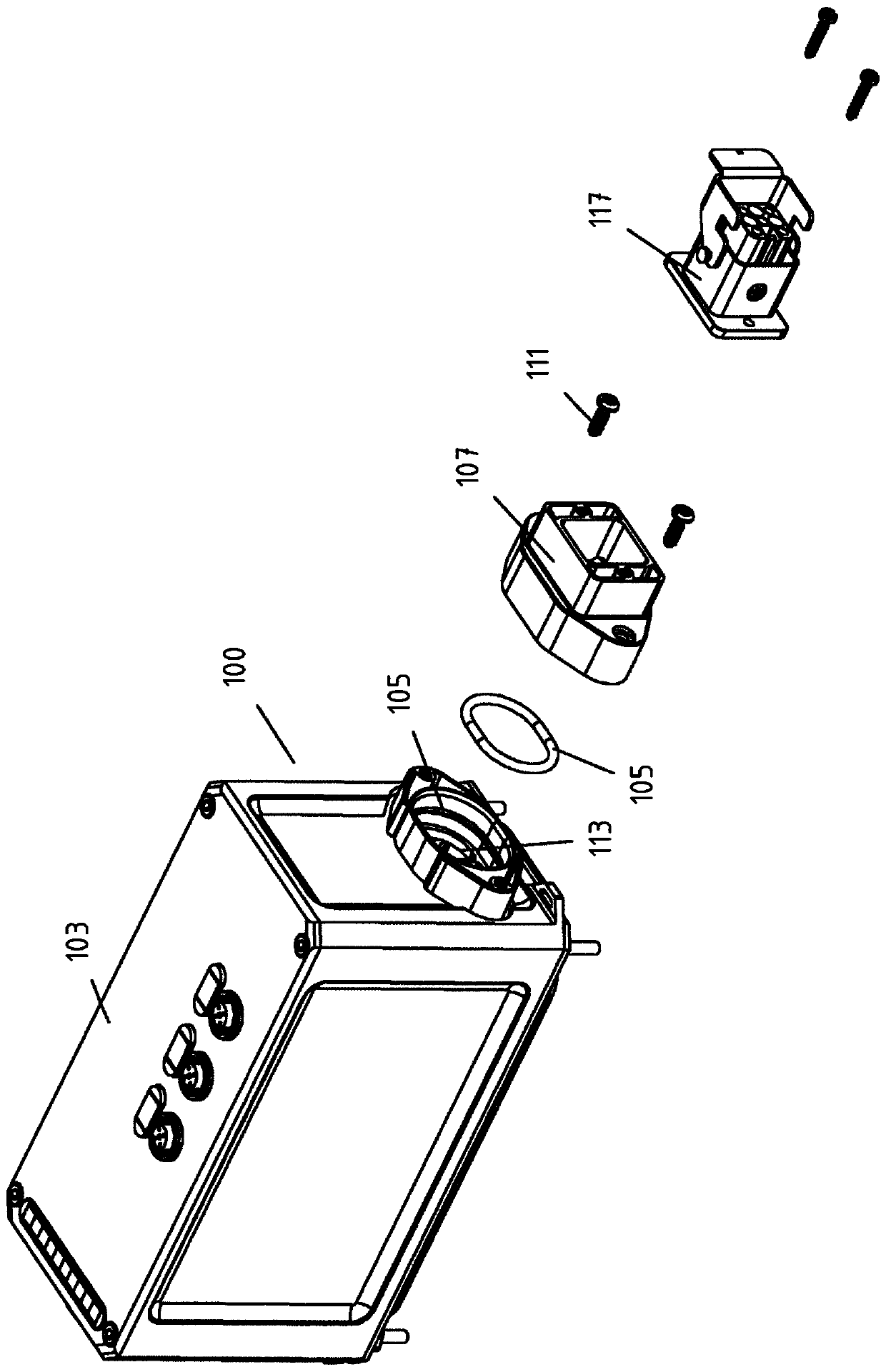 Housing part for housing of electric components