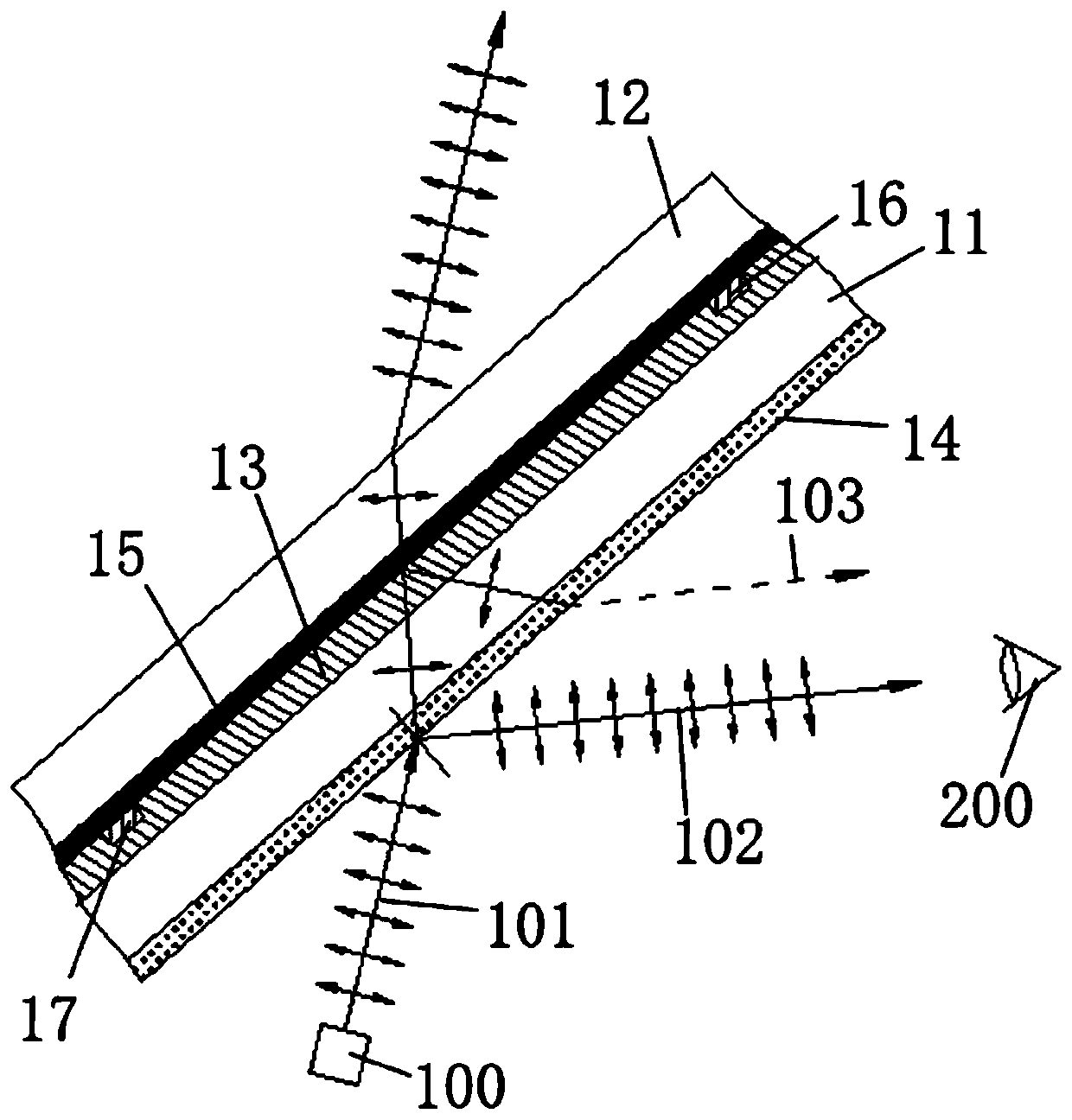 Electrically heated head-up display laminated glass