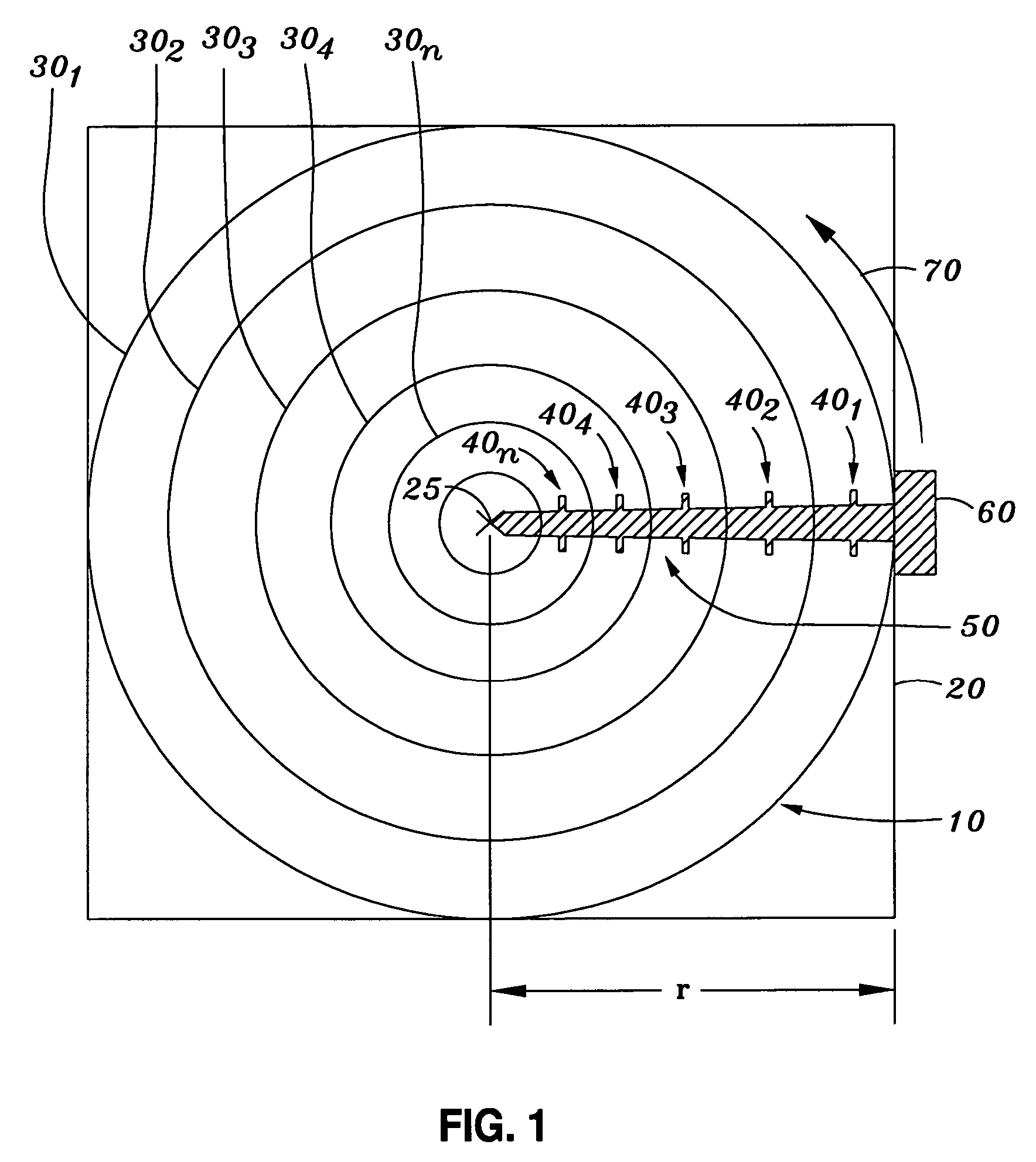 System and method for determining a pivot center and radius based on a least squares approach