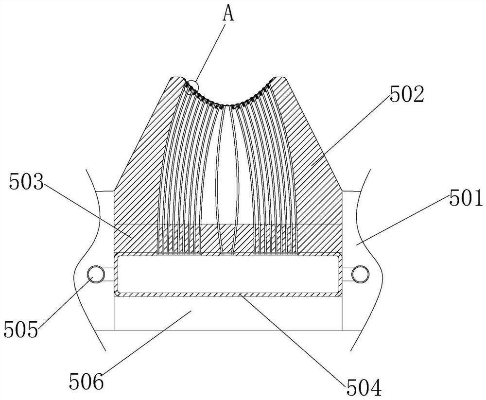 Construction waste screening device for screening broken stones