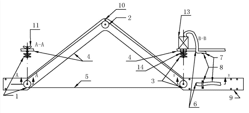 Electric wire-cutting fruit tree pruning machine