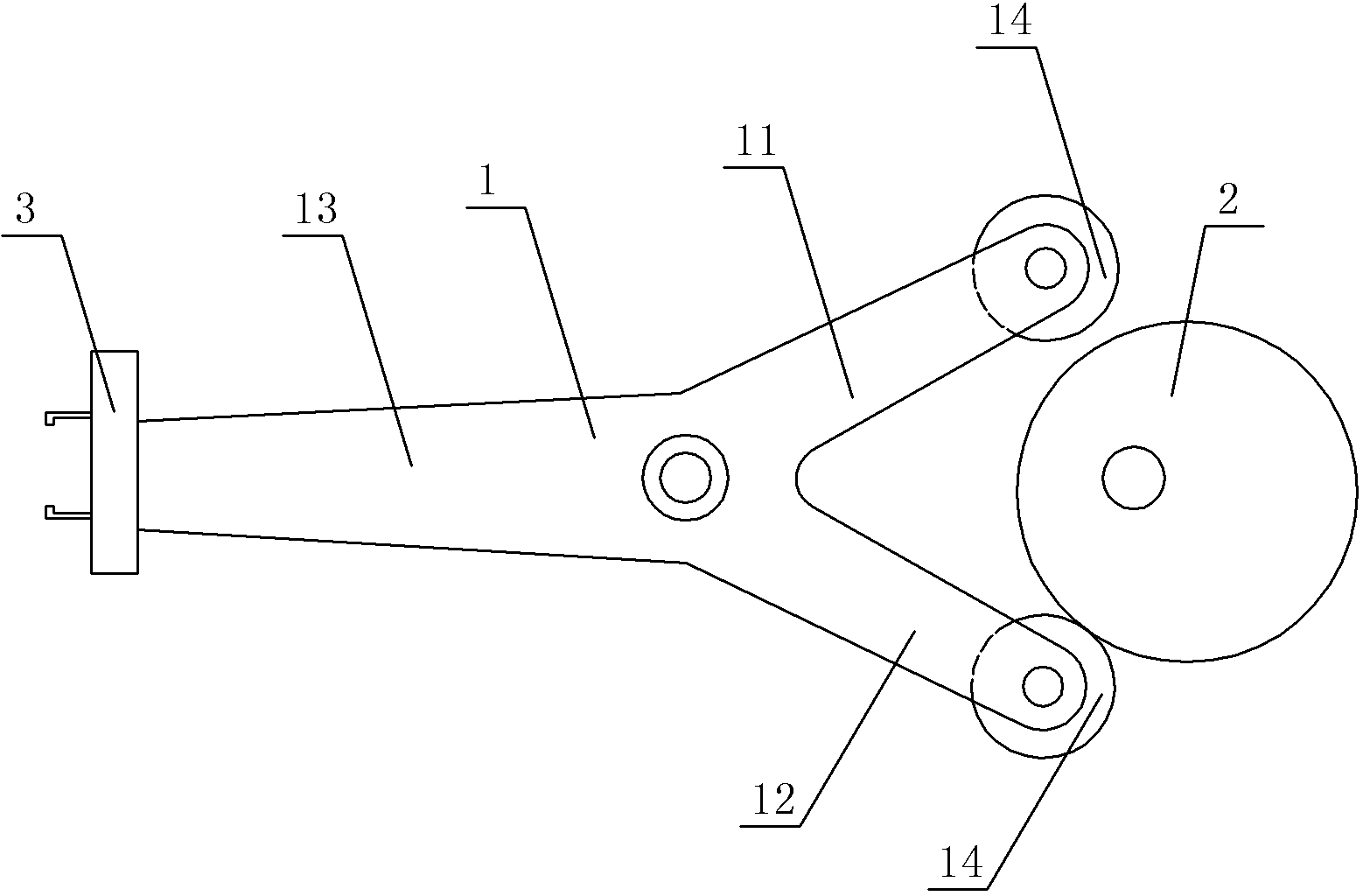 Mechanism for mini-tiller tilling cutter machining