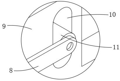 Lateral horizontal tool magazine adjusting and positioning system of horizontal machining center machine tool