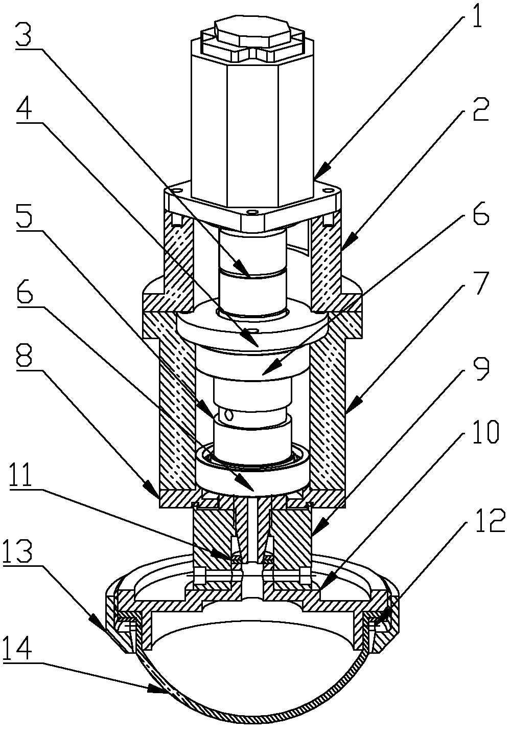 Dynamic load type flexible polishing head