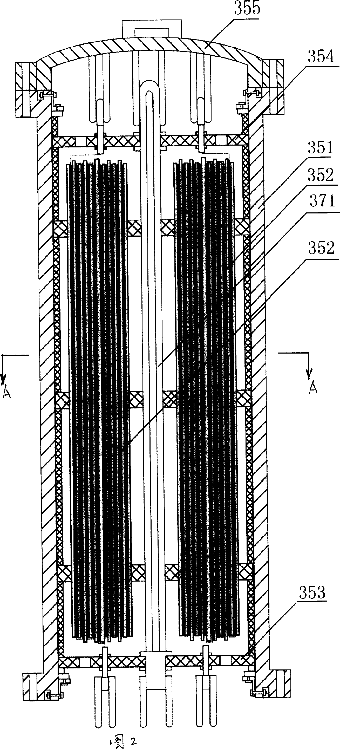 Bidirectional energy-storage high-speed disjunction contact for extra-high voltage breaker