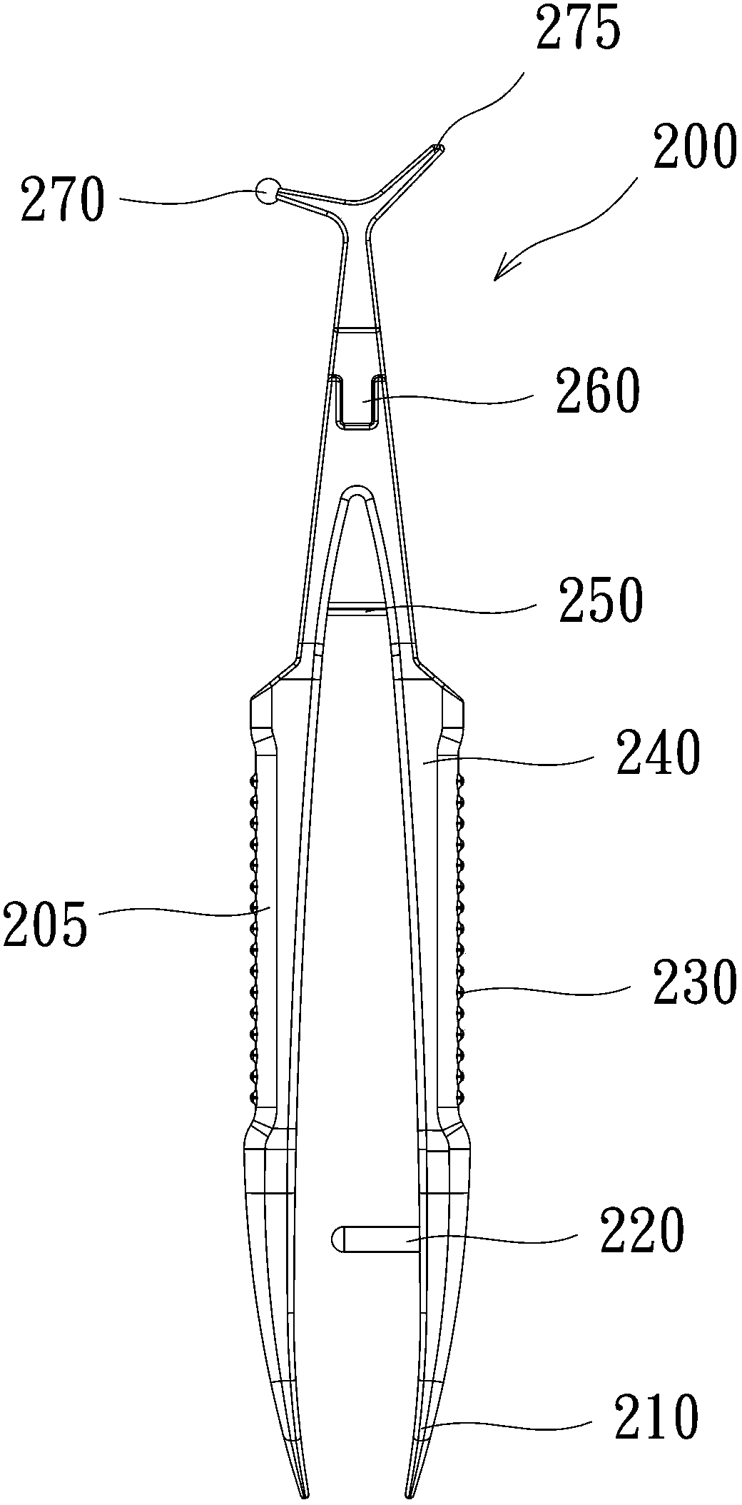 Heavy disposable dental forceps