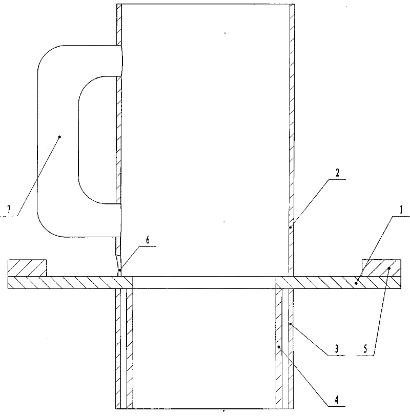 Adapting piece for water supply and drainage pipes of buildings and installation method thereof