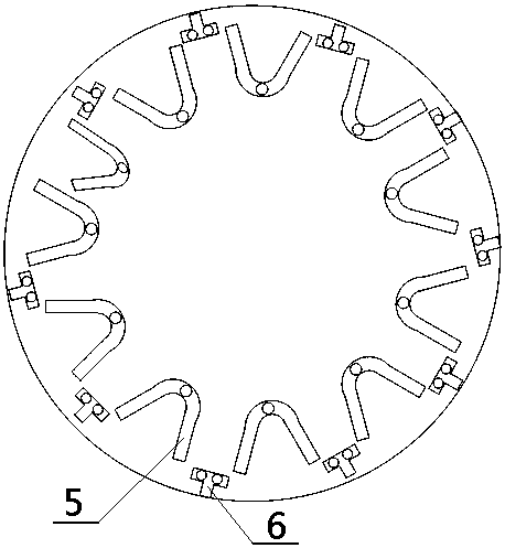 Transverse and longitudinal blowing Coulomb-force compression lightning-inducing arc-extinguishing ball and double ball type arcing horn