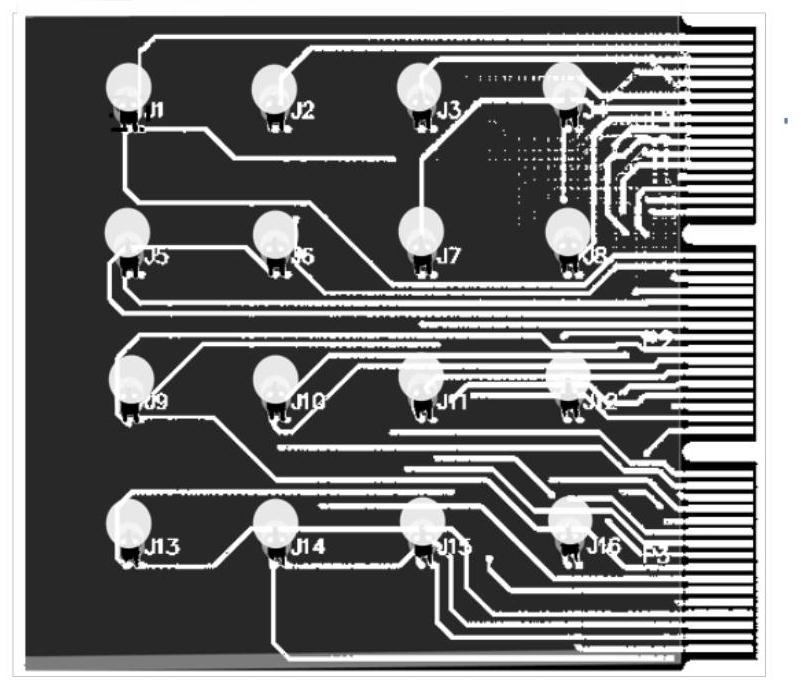 A high-throughput electrochemical sensor for microdroplets based on micropillar arrays