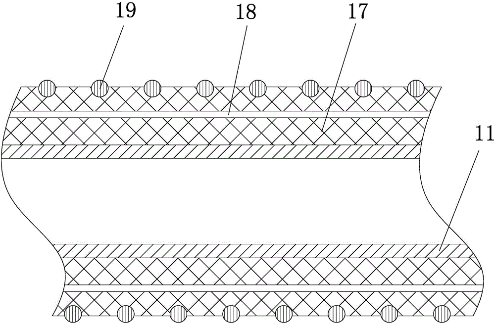 Plastic pipe extrusion equipment heat-exchange circulatory system and application method thereof