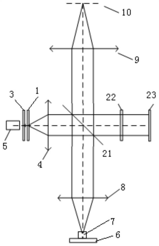 Photo-thermal reflection microscopic thermal imaging device and drift correction method