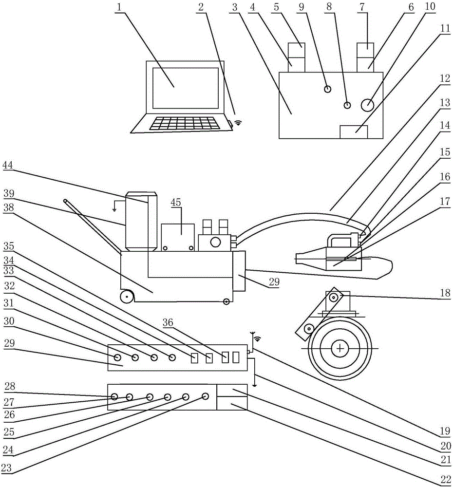 Servo-type reverse-pulling pre-stress detector