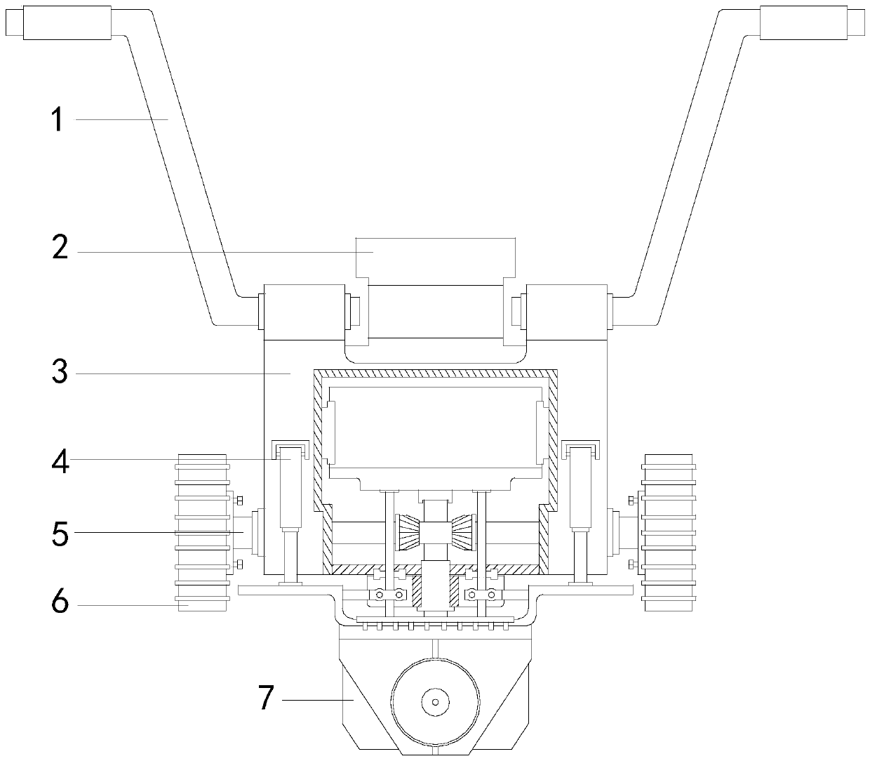 Agricultural ditching machine