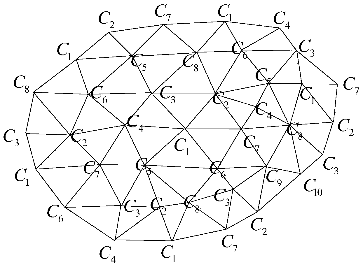 Encoding and reconstruction method of three-dimensional model topological data robust transmission in wireless network