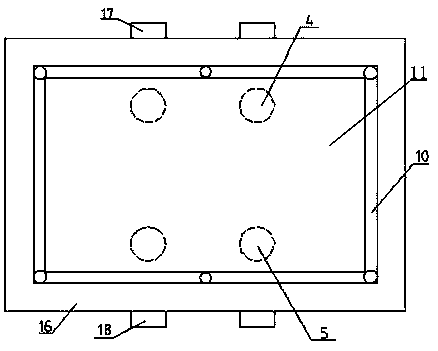 Hotel water curtain wall