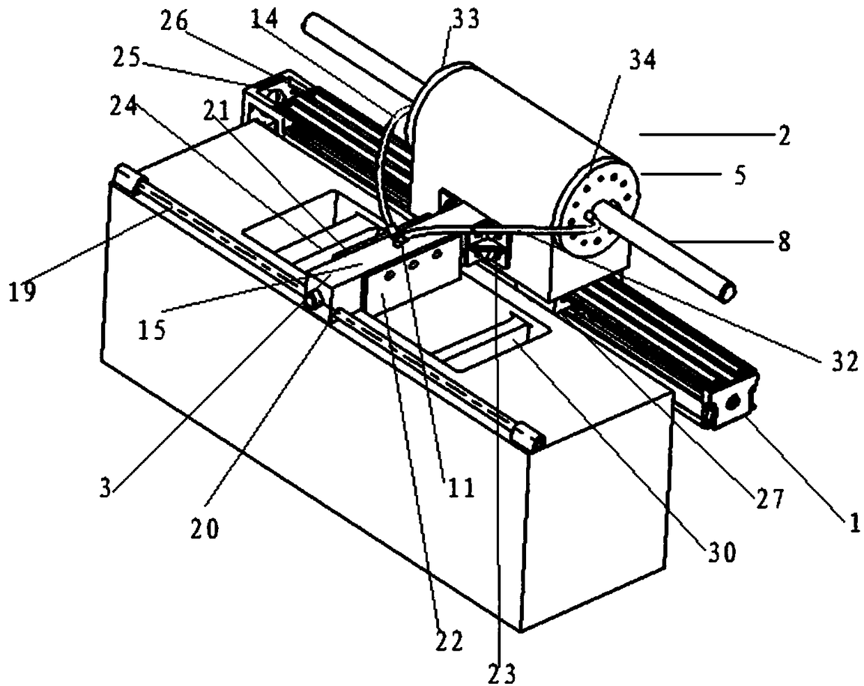 Feeding device and method of ceramic 3D printing machine and 3D printing machine