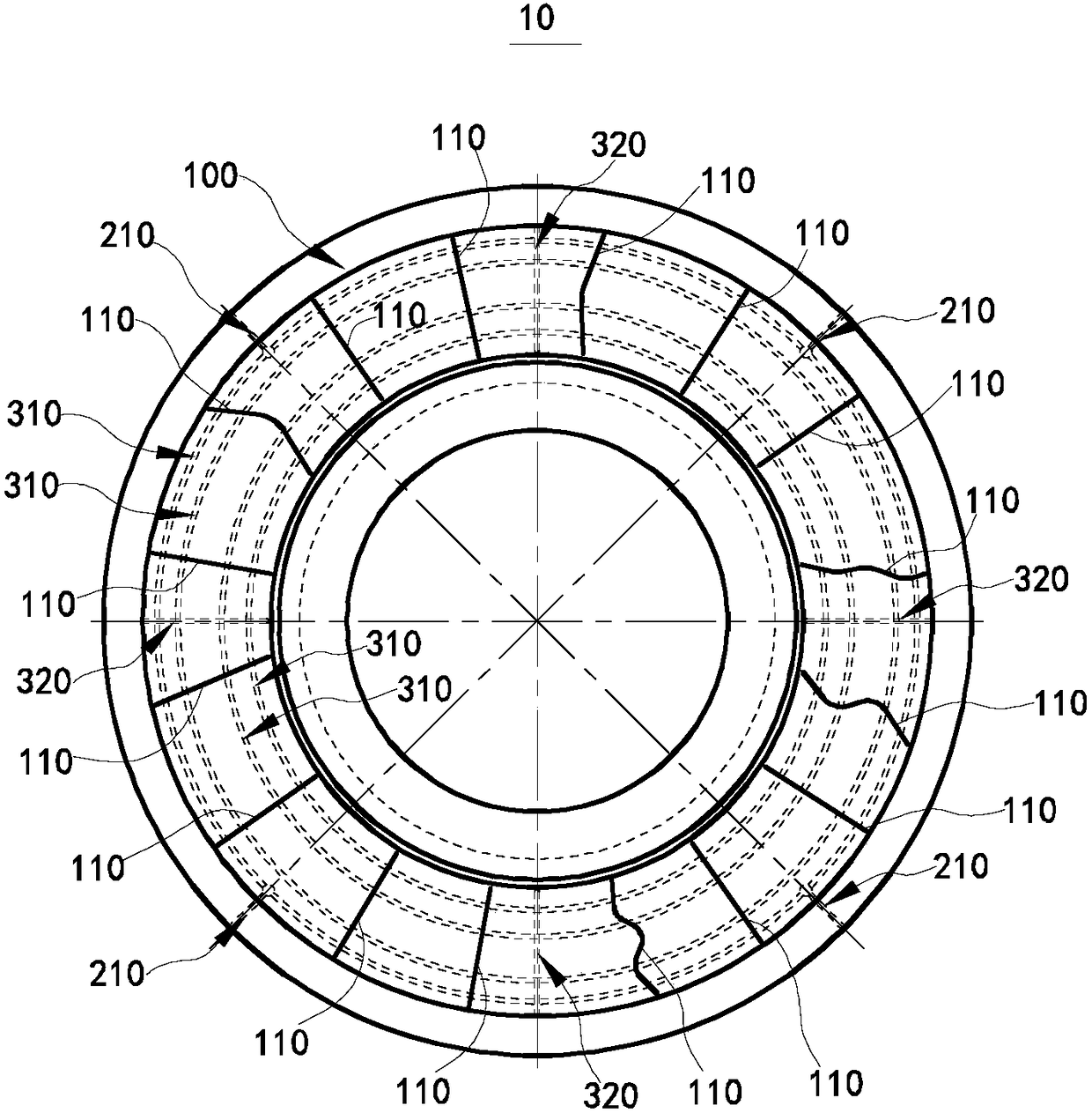 Tire mold side plate, tire mold and machining method