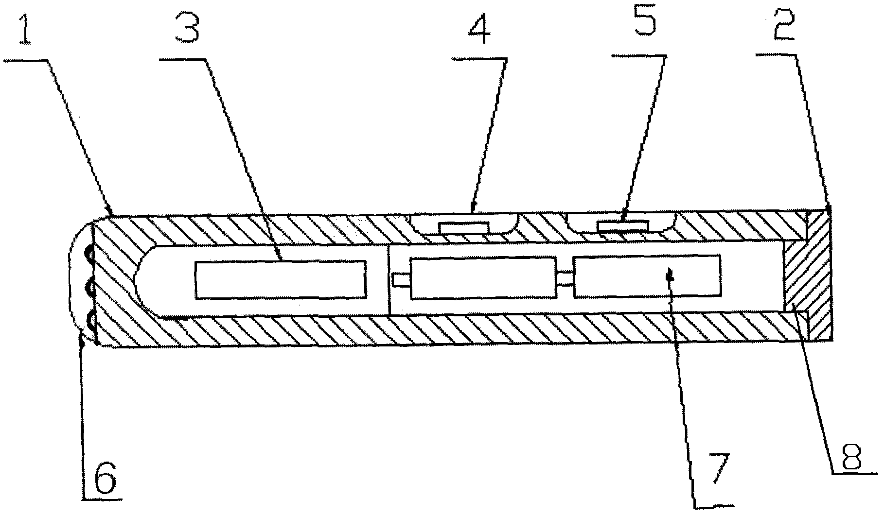 Structure of infant music flash stick