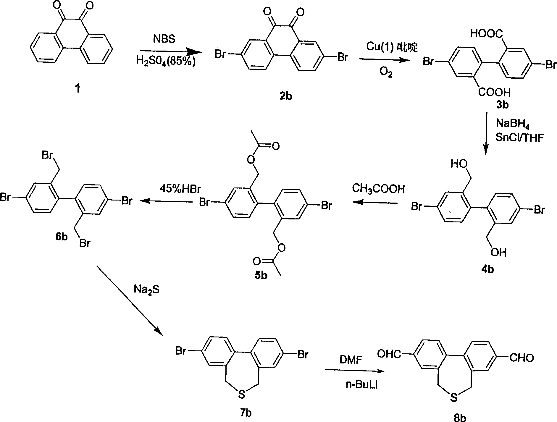 Twist structured p-phenylene ethylene luminous polymer and use thereof